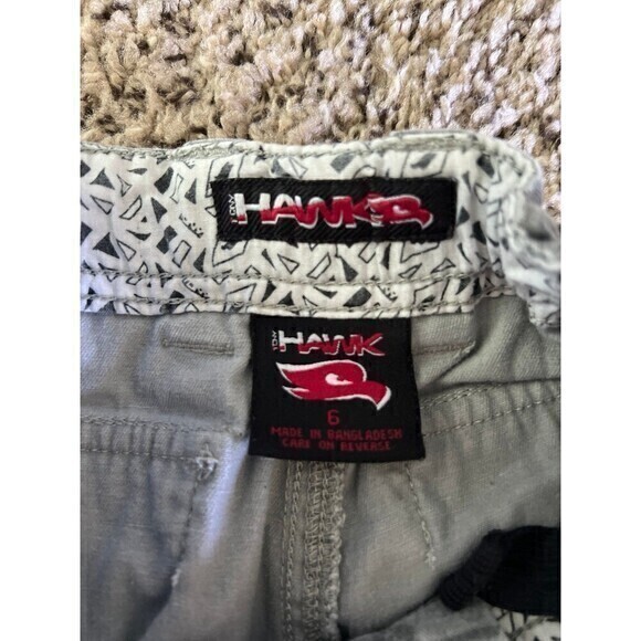 Tony Hawk Cargo Shorts skateboard design size 6 - Picture 3 of 6